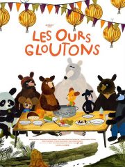 affiche Les Ours gloutons