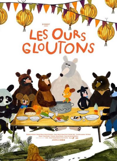 affiche Les Ours gloutons